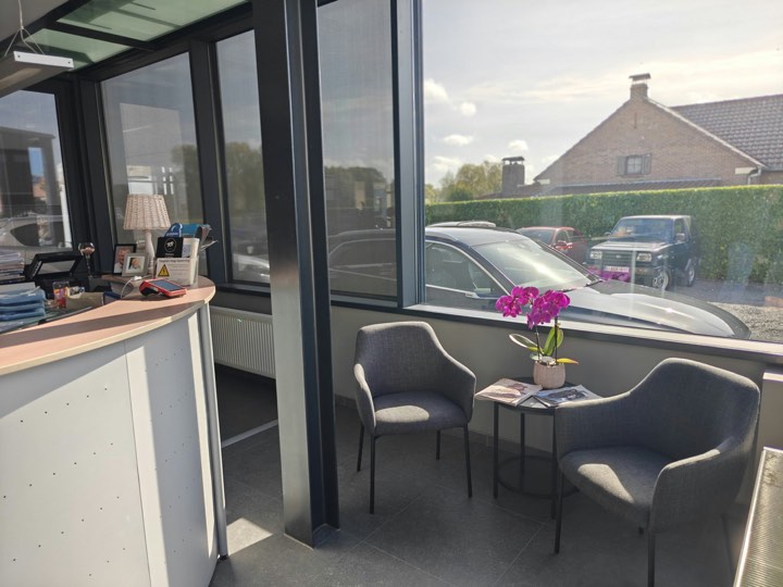 Zithoek in de wachtruimte